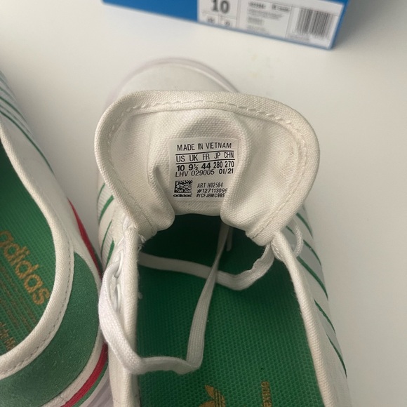 adidas Delpala x FMF Shoes White/Green - Picture 4 of 5